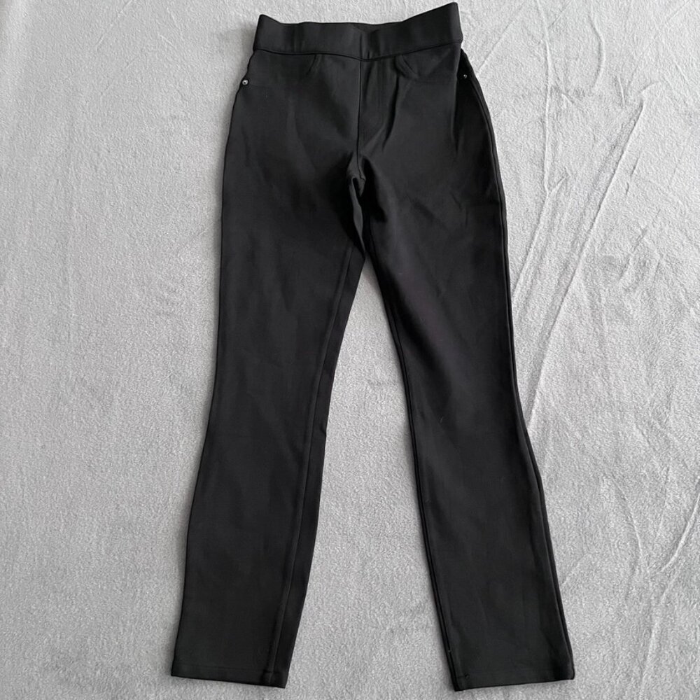 Spanx Ponte Ankle Leggings Black Small 25" inseam